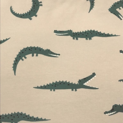 Jersey digital | Animals | Krokodil hellbeige